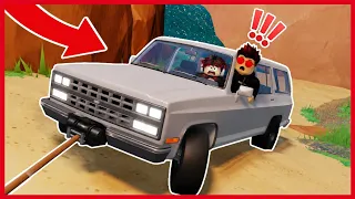 AKU & ADIKKU PERJALANAN NAIK MOBIL PENUH TANTANGAN - RV COOKED ROBLOX 
