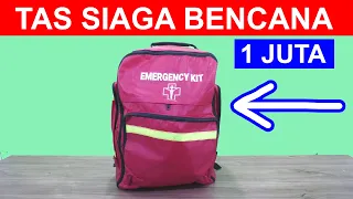 ALAT UNIK  TAS SIAGA BENCANA + ISI 72 JAM BERTAHAN HIDUP