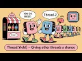 Java Thread Yield Method Explained Simple Example Real-Life Analogy