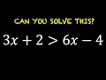 Solve and Graph Linear Inequalities Easy Method