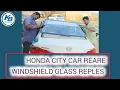 HONDA CITY REARE DEFOGGER GLASS REPLES CAR WORK