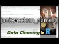 Use janitor clean - names to re-name columns