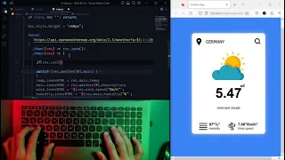 ASMR Programming - Coding a Weather App with Javascript