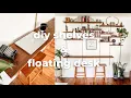 DIY Wall Mounted Shelves DIY Wall Mount Desk