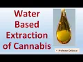 Water Based Extraction of Cannabis