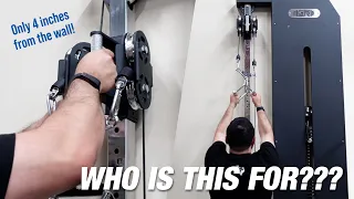 Slim Profile Functional Trainer a Space-Saving Cable Machine