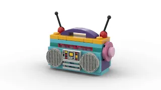 LEGO 6575258 Instructions | Promotional | Boom Box | Make and Take | Made in stud.io