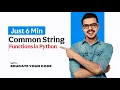 Day-13 Top Python String Functions You Must Know in 2025