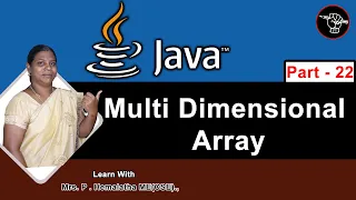 Learn Java - Part 22 Multi Dimensional Arrays Java Tutorial in Tami