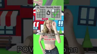 POV You Do an Unfair Trade in Adopt Me