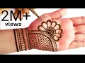 Latest Easy Mehndi design for Ramzan Beautiful Simple Mehandi design Henna Design