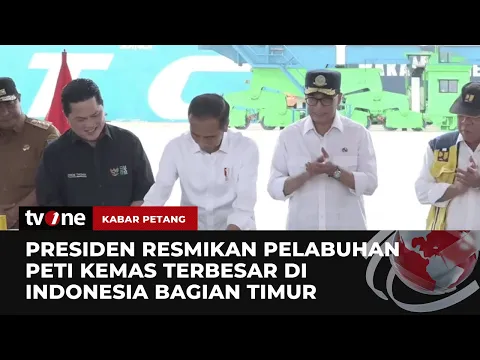 Presiden Jokowi Resmikan Pelabuhan Makassar New Port