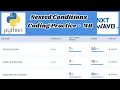 Nested Conditions Coding Practice - 4B Answers Python NxtWave CCBP 4 0