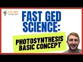 Understand Photosynthesis Basic Concept in 3 Minutes for GED Science Fast Lesson