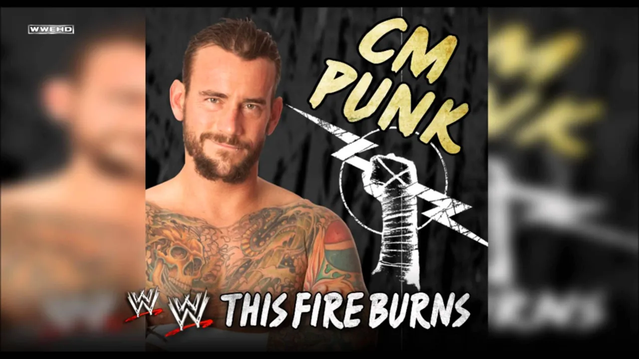 WWE: "This Fire Burns" (CM Punk) Theme Song + AE (Arena Effect)