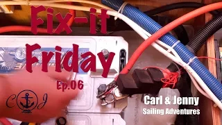 Fix it Friday – We change the batteries on our Bavaria 47 – Carl and Jenny