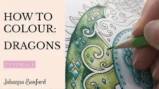 Colouring Tutorial How to Colour Dragons