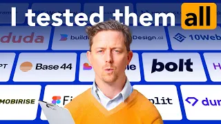 I Built the Same Website 20 Times Using AI Website Builders