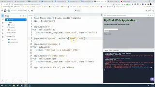 Form input in Flask with replit