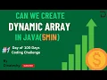 Do you know we can create Dynamic Array in Java It s a Secret Tamil DinaTechy