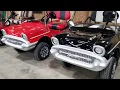 Fully Customized 57 Chevy Golf Cart Club Car Precedent Electric And Gas For Sale