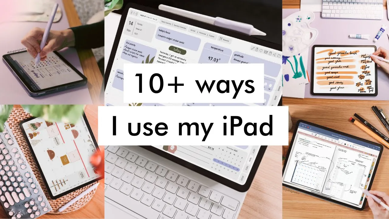 How I use my iPad | Best Apps for Productivity, Organization, Content Creation, and More!