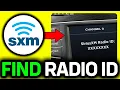 How To Set Up SiriusXM Radio ID