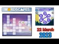 wordscapes daily puzzle march 22 2023 solution
