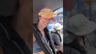 Atlantic Crossing DAY 5 ➡️ Caribbean. * starlink hasn’t been working – all good on board 🫶 #sailing