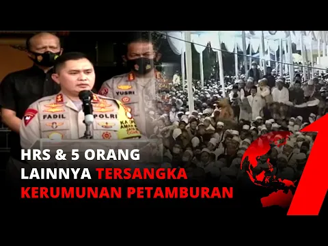 HRS dan 5 Orang Lainnya Ditetapkan Sebagai Tersangka Kerumunan di Petamburan