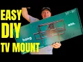 Onn Full Motion TV Wall Mount Installation - 50 -86 size TVs Walmart TV Mount