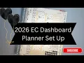 2026 Erin Condren Dashboard Set Up EC Life Planner Planner Kate Stickers
