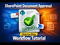 How to Build SharePoint Document Approval Workflow with Power Automate Step-by-Step Tutorial