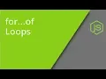 JavaScript for of loops