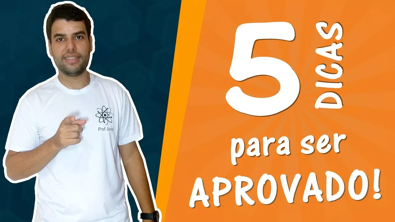 5 DICAS PARA SER APROVADO | Concurso Público e Vestibular