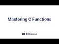 10 Mastering C Functions Programming Fundamentals