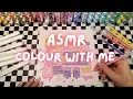 colour with me ASMR coco wyo colouring page w relaxing whispers ohuhu markers