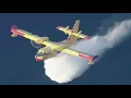 Super Scoopers drop water on Franklin Fire