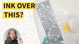 Ink Blending on Intricate Die Cuts Stunning Layering Stencil Technique for Card Making