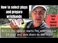 Youth Flag Football Tutorial How to Select Plays and Prepare Wristbands Get my Playbook Instantly