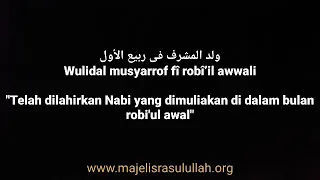 Download Wulidal musyarof majelis rasulullah s.a.w MP3