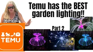 Temu Unboxing Temu Has The Best Garden Lighting Garden Decor affordable DIY Supplies