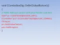 ComboBox app MFC C VS 2019