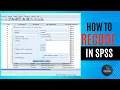 Recode into Another Variable in SPSS How to create Age range Group data