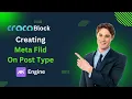 How To Create Custom Meta Field on Wordpress Post type With jetengine crocoblock
