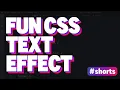 Fun text-shadow effect with CSS CSS Tip of the Day