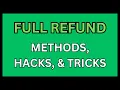 Free Full Refund Methods Step by Step