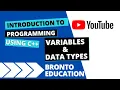 Lecture Variables DataTypes