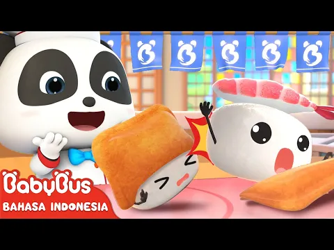 Download MP3 Wah, Bau Sushinya Sangat Enak🍣 | Belajar Warna Anak | Lagu Makanan Anak | BabyBus Bahasa Indonesia