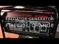 Predator Generator Oil Change